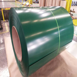 La couleur verte a enduit la bobine en acier 0.8mm a laminé à froid la construction de bobine de 304 solides solubles
